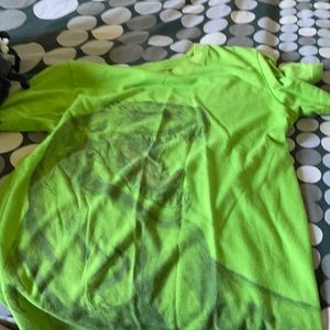 Cat & Jack gently used boys lime green t-Rex